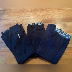 Gymshark Leggings Bundle of 3- Size M